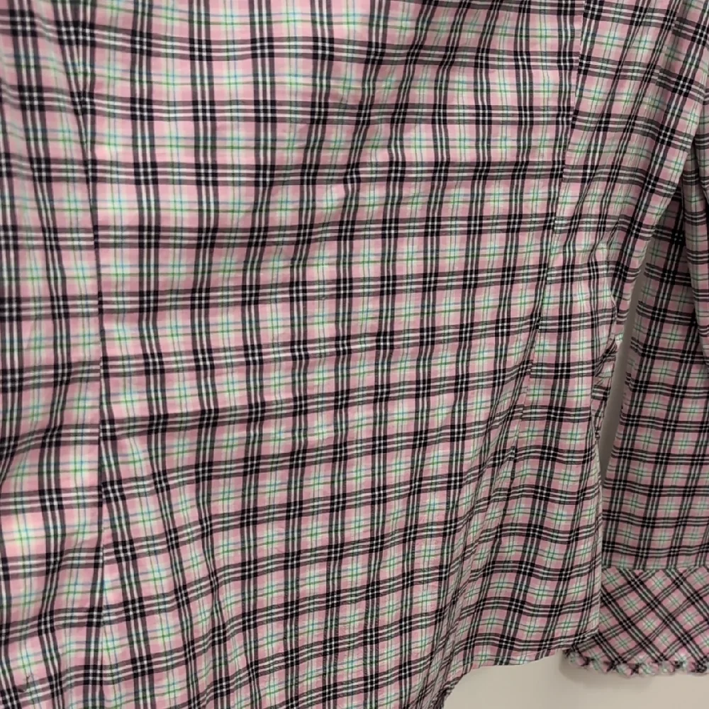 Lilly Pulitzer Womens Pink Ruffled Prairie Blouse Size 6 - Picture 6 of 8
